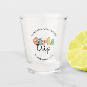 Copo De Shot Viagem de Meninas Personalizadas Férias de fim d