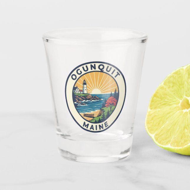 Copo De Shot Viagem para Maine Ogunquit (Frente)