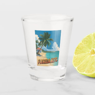 Copo De Shot Viagens vintage Florida Keys Beach Seaside Scenic