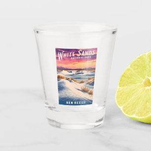 Copo De Shot Viagens vintage White Sands National Park Retro