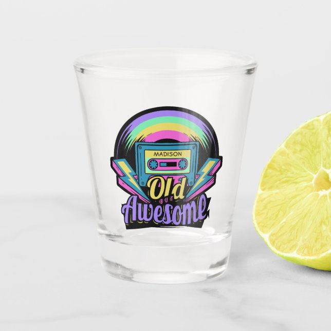 Copo De Shot Vidro antigo, mas personalizado incrível (Frente)