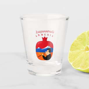 Copo De Shot Vidro armênio