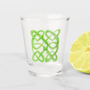 Copo De Shot Vidro CELTICO VERDE