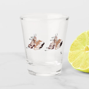 Copo De Shot Vidro Curto: Lado Selvagem