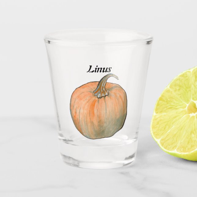 Copo De Shot Vidro da abóbora (Frente)