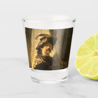 Copo De Shot Vidro de Atirador Padrão de Rembrandt