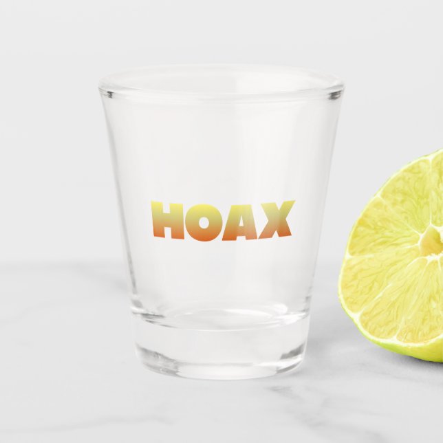 COPO DE SHOT VIDRO DE ATIRAMENTO DO HOAX (Frente)