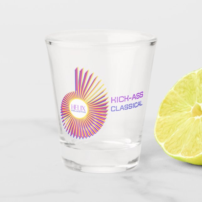 COPO DE SHOT VIDRO DE ATIRAMENTO HELIX (Frente)