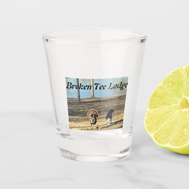 Copo De Shot Vidro de bala de Turquia selvagem (Frente)