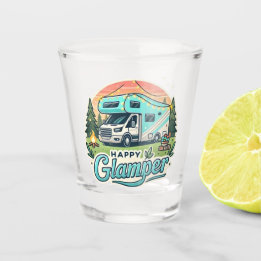 Copo De Shot Vidro de Disparo de Glamper Feliz - Espelho