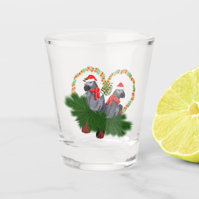Copo De Shot Vidro De Featherball (Frente)