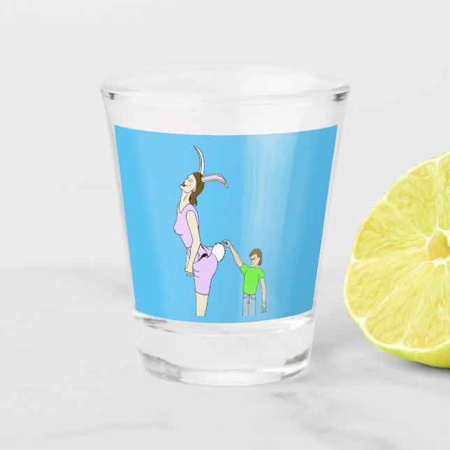 Copo De Shot Vidro de felpudo (Frente)