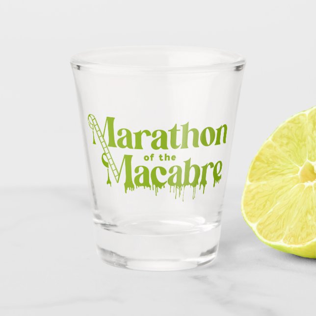 Copo De Shot Vidro de hot MOTM24 - Verde (Frente)