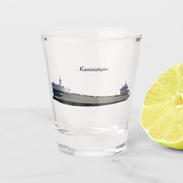 Copo De Shot Vidro de Kaministiqua (Frente)