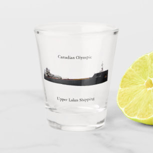 Copo De Shot Vidro de Olimpiadas canadiano