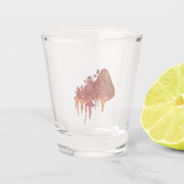 COPO DE SHOT VIDRO DE PINK PIZZA