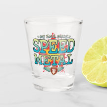 Vidro de Shot de Alma Metálica
