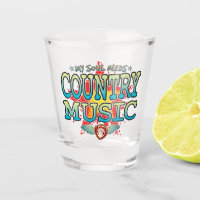 Vidro de Shot Glass, Música country