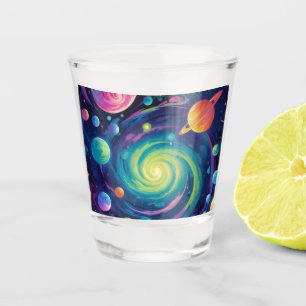 Copo De Shot Vidro de Spin Spin Planetário