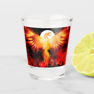 Copo De Shot Vidro de tiro da ascensão de Phoenix