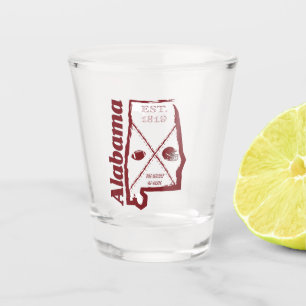 Copo De Shot Vidro de tiro de Alabama