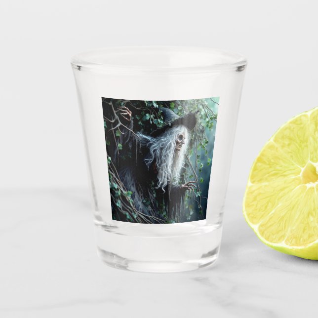 Copo De Shot Vidro De Tiro De Bruxa (Frente)