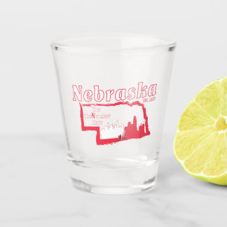 Copo De Shot Vidro de tiro de Nebraska