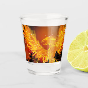 Copo De Shot Vidro de tiro de Phoenix em vôo