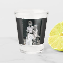 Copo De Shot Vidro de tiro dos "irmãos" do vintage