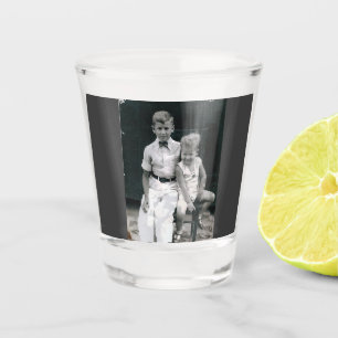 Copo De Shot Vidro de tiro dos "irmãos" do vintage