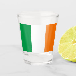 Copo De Shot Vidro de tiro Patriótico com bandeira da Irlanda