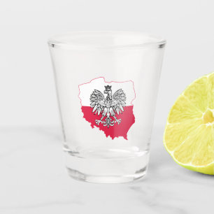 Copo De Shot Vidro de tiro polonês de Eagle