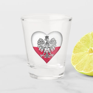 Copo De Shot Vidro de tiro polonês do amor