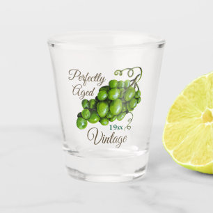 Copo De Shot Vidro De Uvas Atiradas