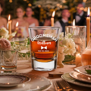Copo De Shot Vidro de whisky personalizado com Padrinho de casa
