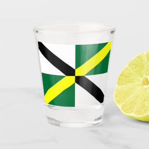 Copo De Shot Vidro disparado patriótico com bandeira de Montere