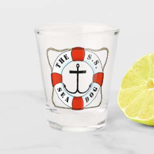 Copo De Shot Vidro do Lifesaver Shot