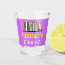 Copo De Shot Vidro do Shot - Biblioteca - Personalizada - Adici