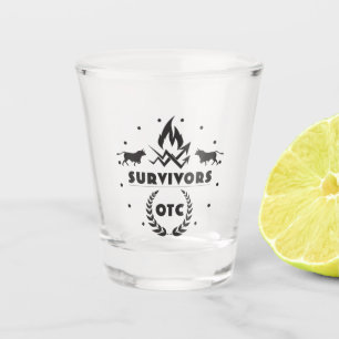 Copo De Shot Vidro Fotografado dos Sobreviventes OTC