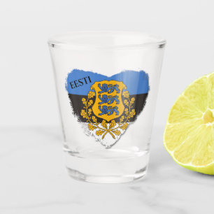 Copo De Shot Vidro Legal do Eesti (Estônia)!