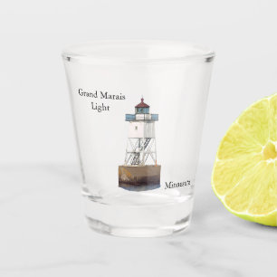 Copo De Shot Vidro leve MN do Grand Marais