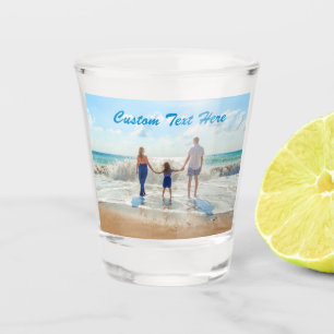 Copo De Shot Vidro personalizado de captura de fotos com fotos