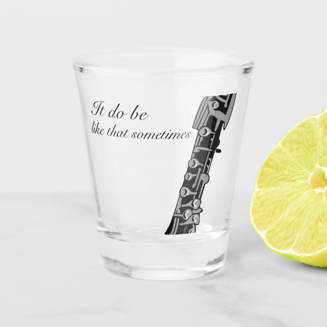 Copo De Shot Vidro quente (às vezes é assim) (Frente)