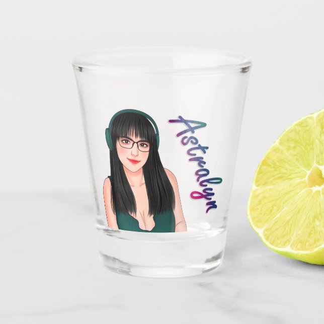 Copo De Shot Vidro quente - Astralyn (Frente)