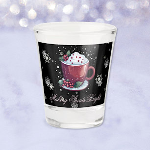 Copo De Shot Vidro quente de chocolate quente