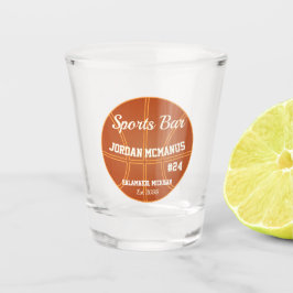 Copo De Shot Vidro quente de jogador de basquete