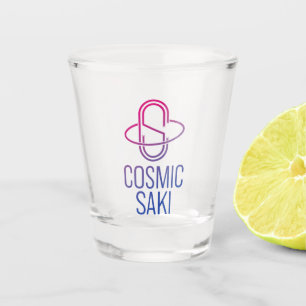 Copo De Shot Vidro Shot Cósmico
