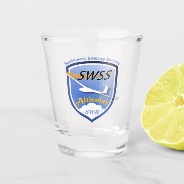 Copo De Shot Vidro Shot - Emblema SWSS (Frente)