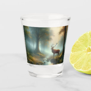 Copo De Shot Vidro Shot Pintura De Óleo De Saco