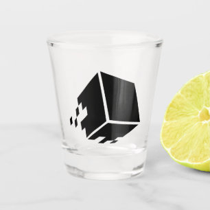 Copo De Shot Vidro Shot Pixel de Ferro